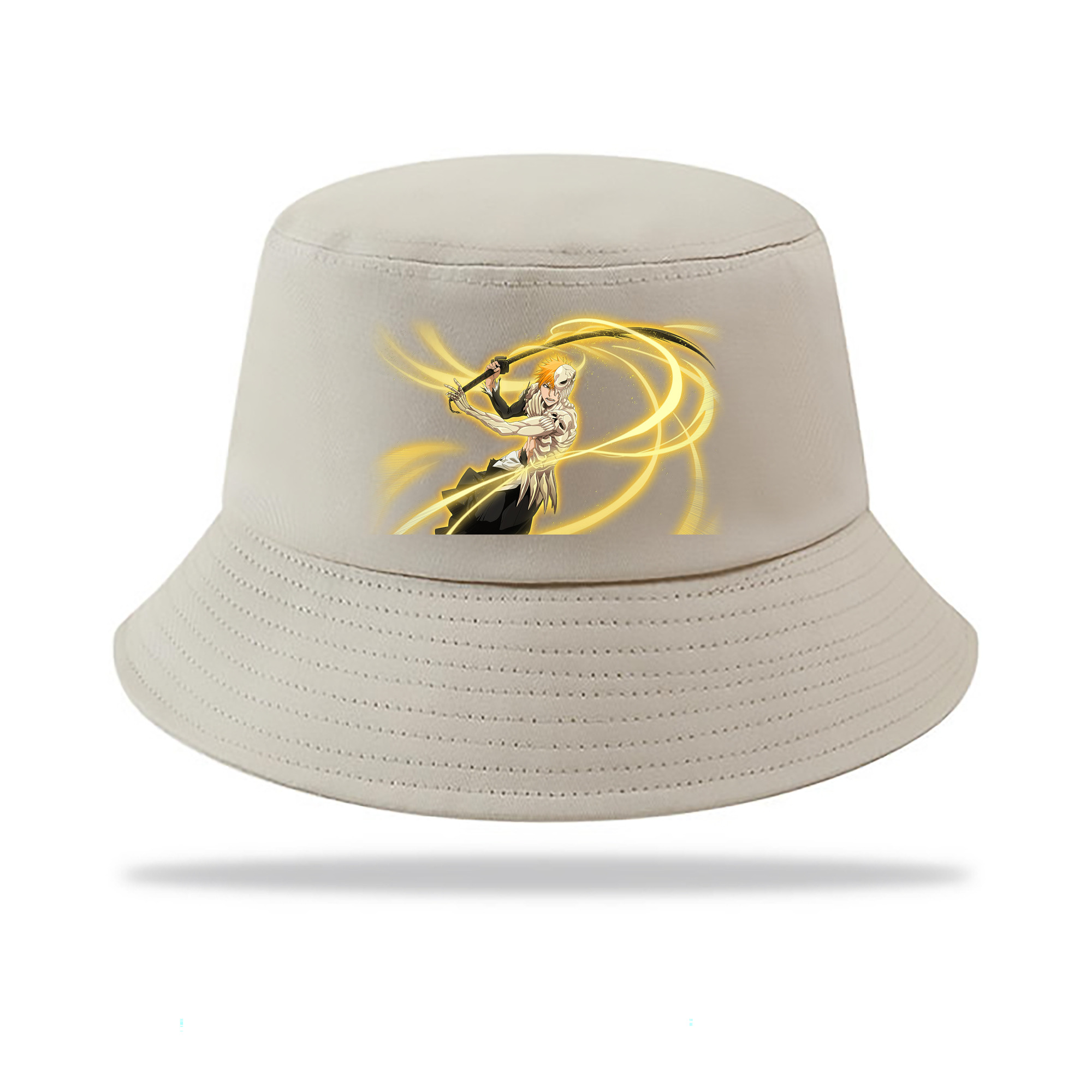 （画像用） ブリーチ 黒崎一護（くろさき いちご）BLEACH Kurosaki Ichigo アウトドア日除けバケットハット